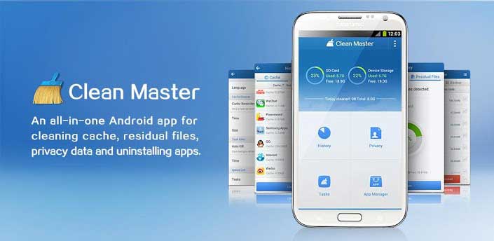 9 CleanMaster- Android utility apps