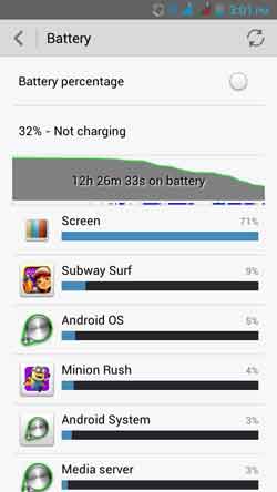 battery view