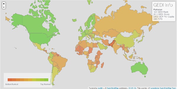 Global Entrepreneurship Index Pakistan