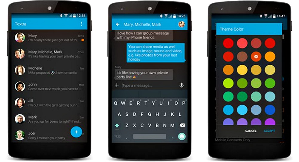 Textra-SMS-screenshot