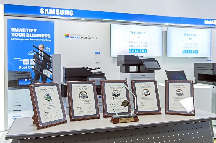 Samsung Printers Win Five Awards