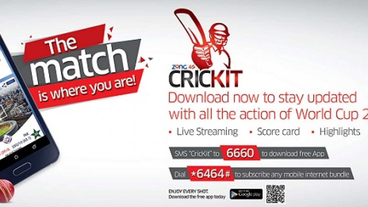 Zong Offers Live Cricket Match On Your Mobile For Free