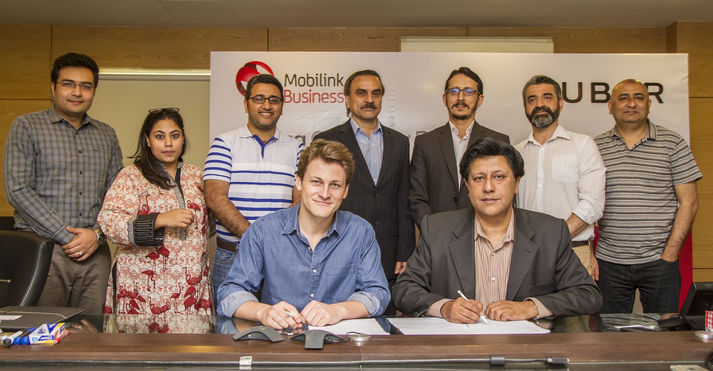 Picture For Mobilink Uber Signing