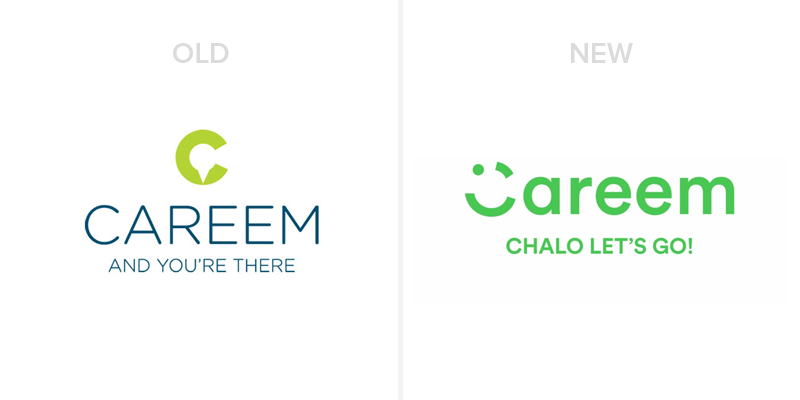 Careem old and new logo - App clone