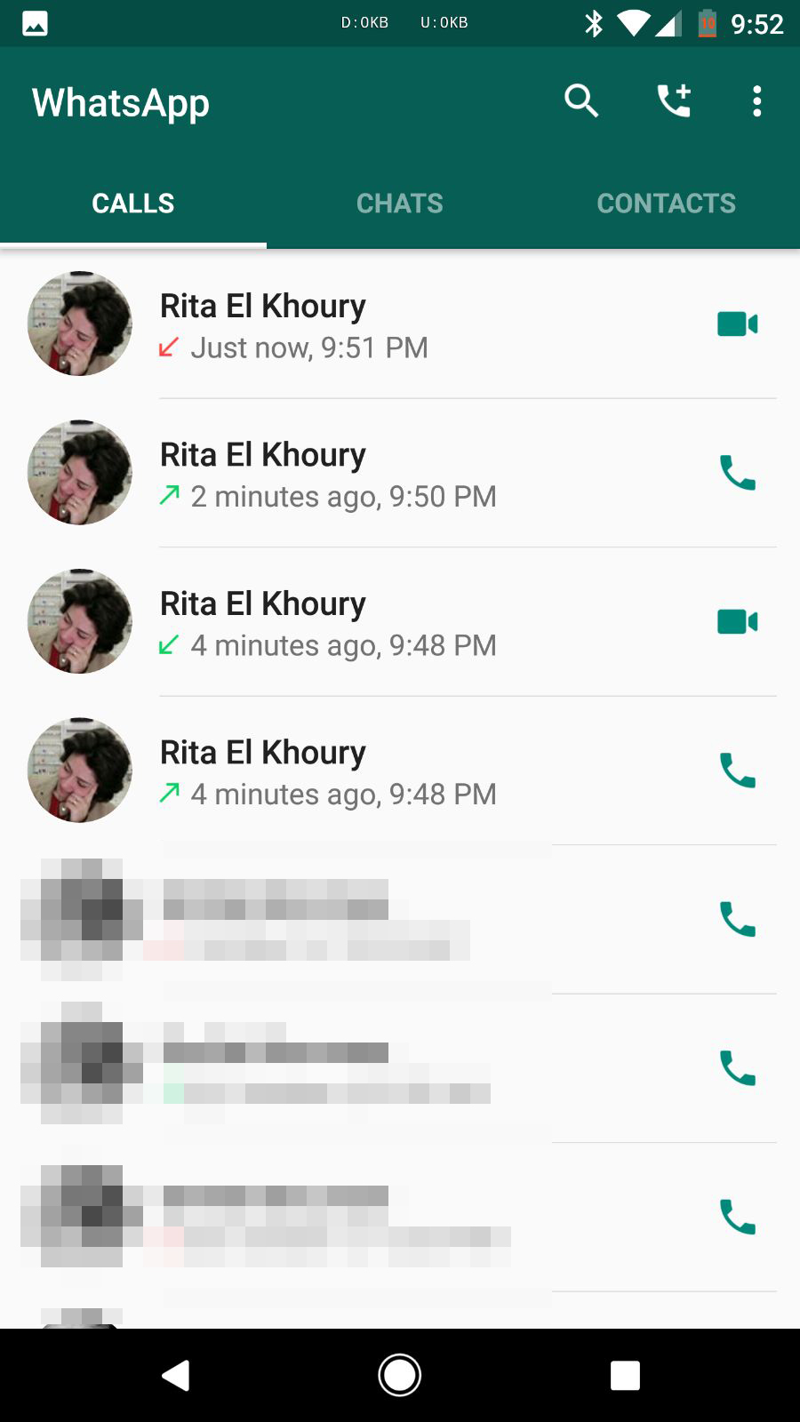 calls from whatsapp web