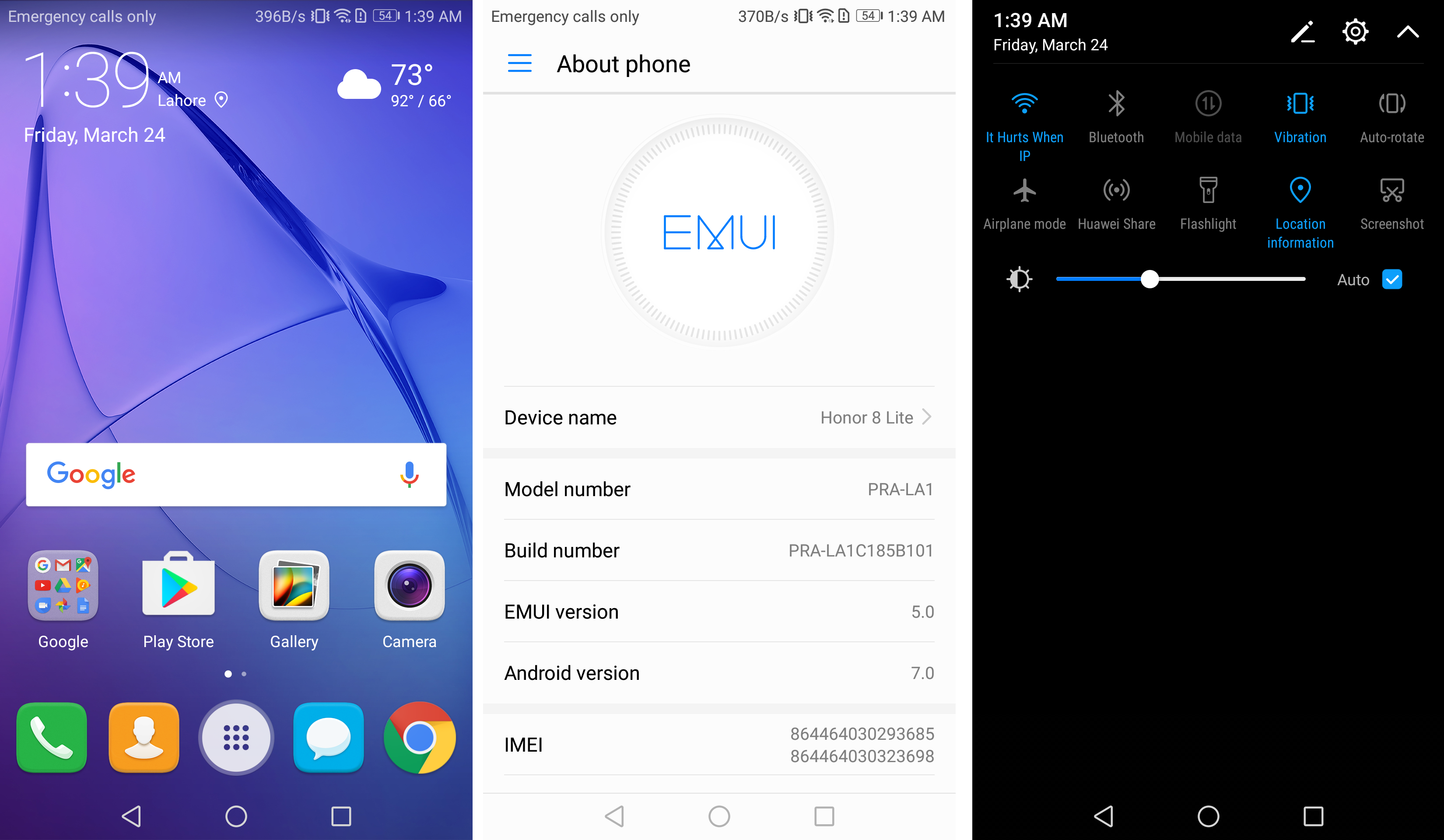 Huawei Honor 8 lite review: EMUI 5.0 interface