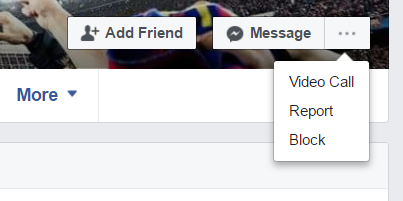 report fake facebook profile