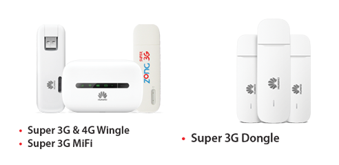 zong device packages 3g 4g wingles dongles