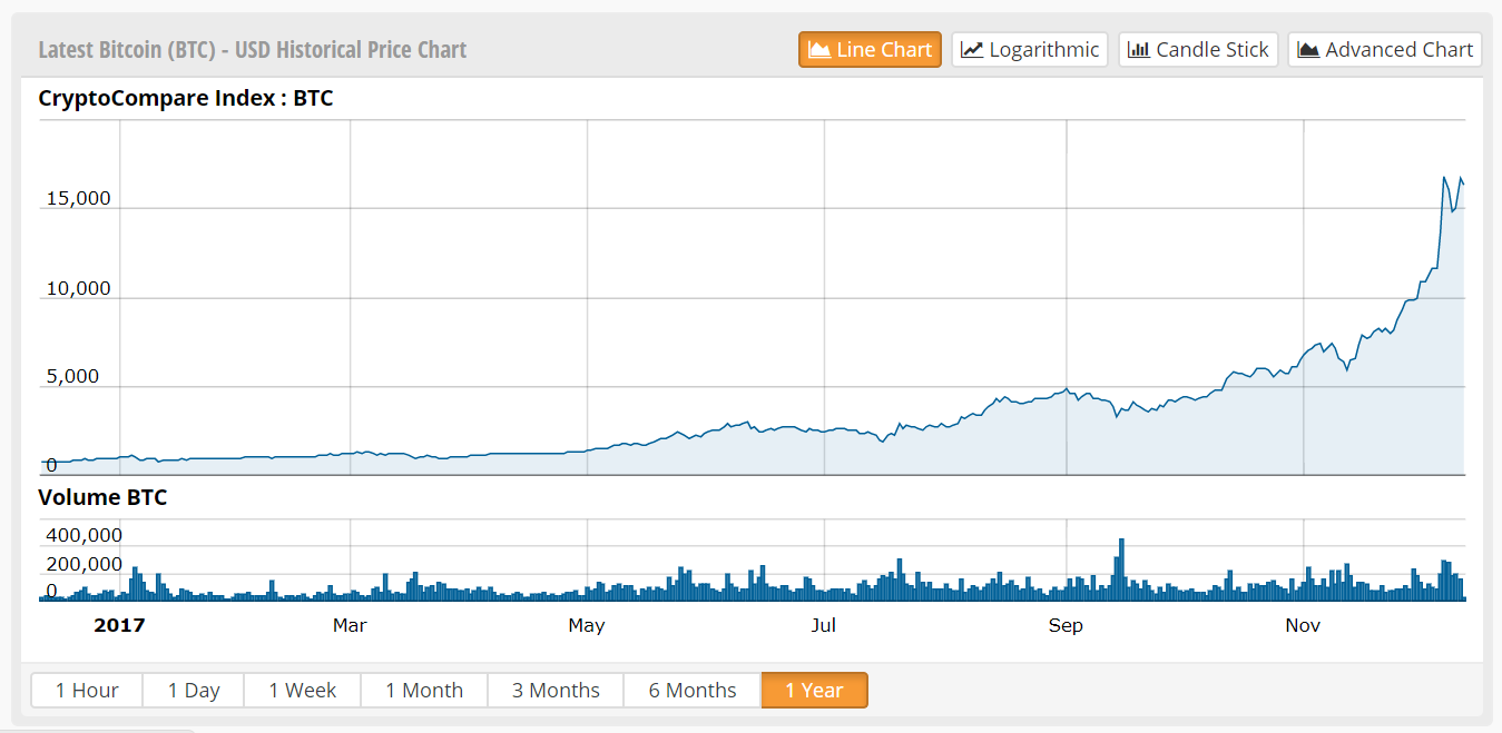 Bitcoin Value Appreciation