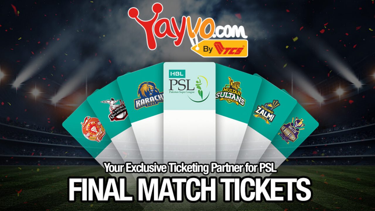 Get online tickets of PSLs final match on Yayvo