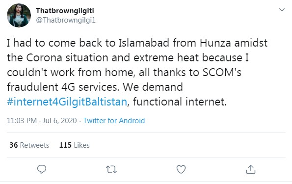 Young Students From GB Organize Protest Against Poor Internet Connectivity - 28