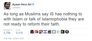 Anti Muslims tweet