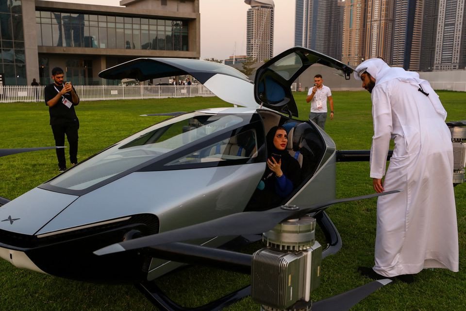 China's Flying Car Makes It's First Flight in Dubai