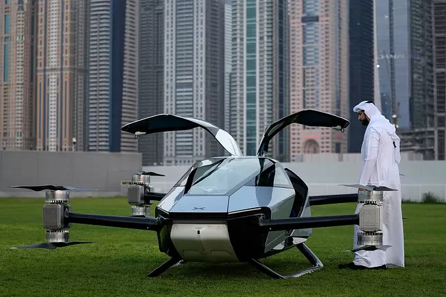 The First Ever Flying Car Takes Off It's First Flight In Dubai