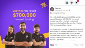 OkayKer Seed Funding Announcement 
