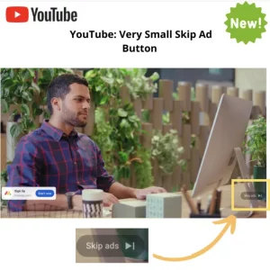 YouTube-smaller-skip-ads-button
